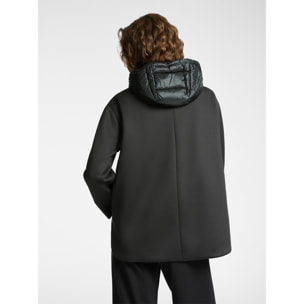 Elena Mirò - Chaquetón de tejido scuba - Negro
