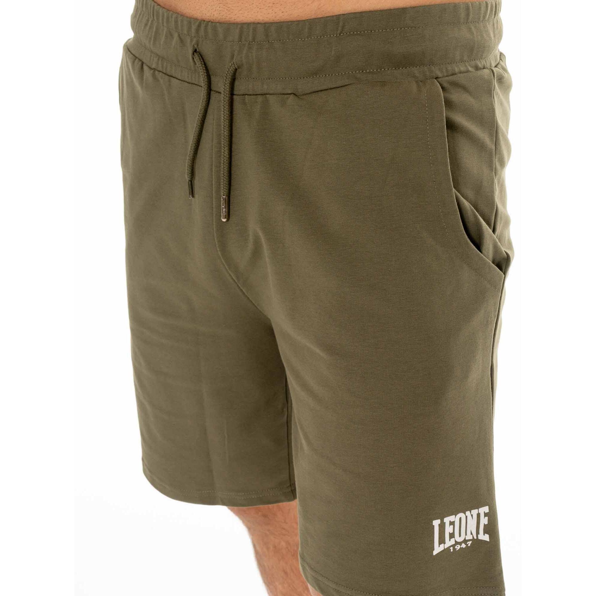 Pantaloncini in cotone da uomo Leone Basic