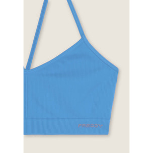 Top sportivo seamless con spalline incrociate