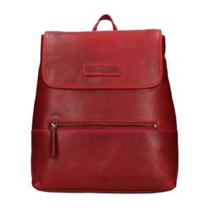 Zaino  da uomo In Vera pelle Made in Italy 27x30x12 cm