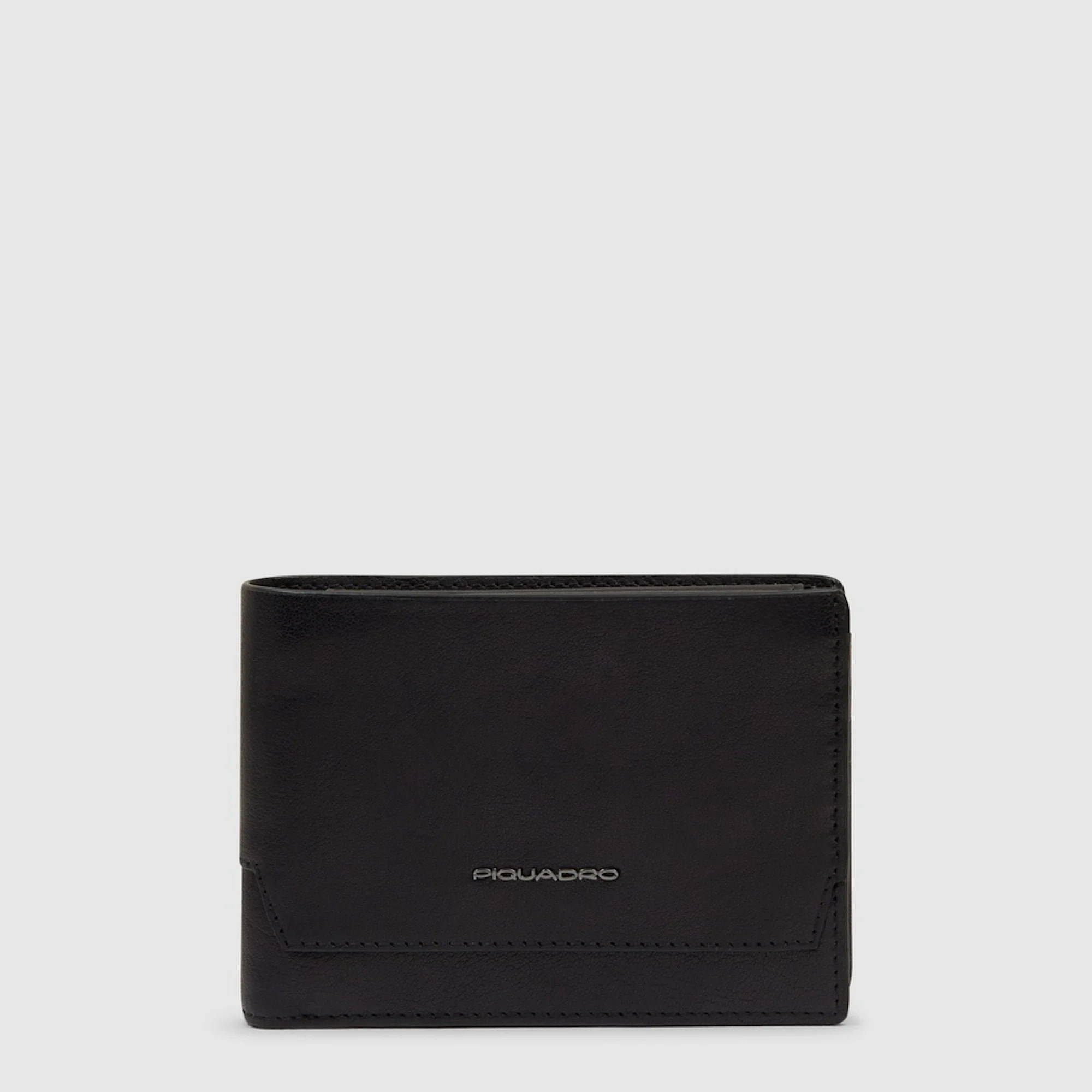 Piquadro Portafogli con porta documenti, portamonete e porta carte di credito con protezione RFID