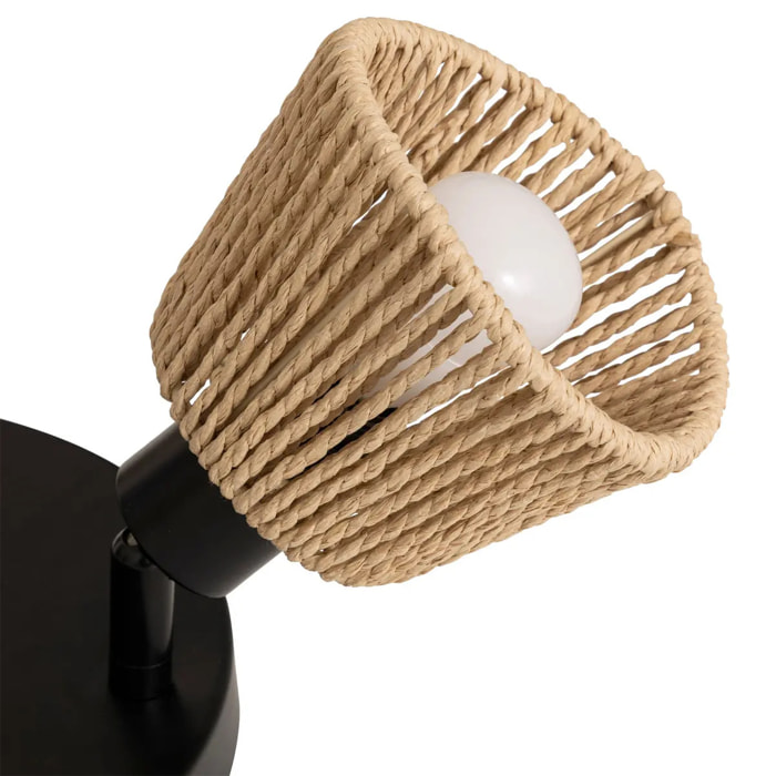 Plafonnier Myha beige 25x21cm