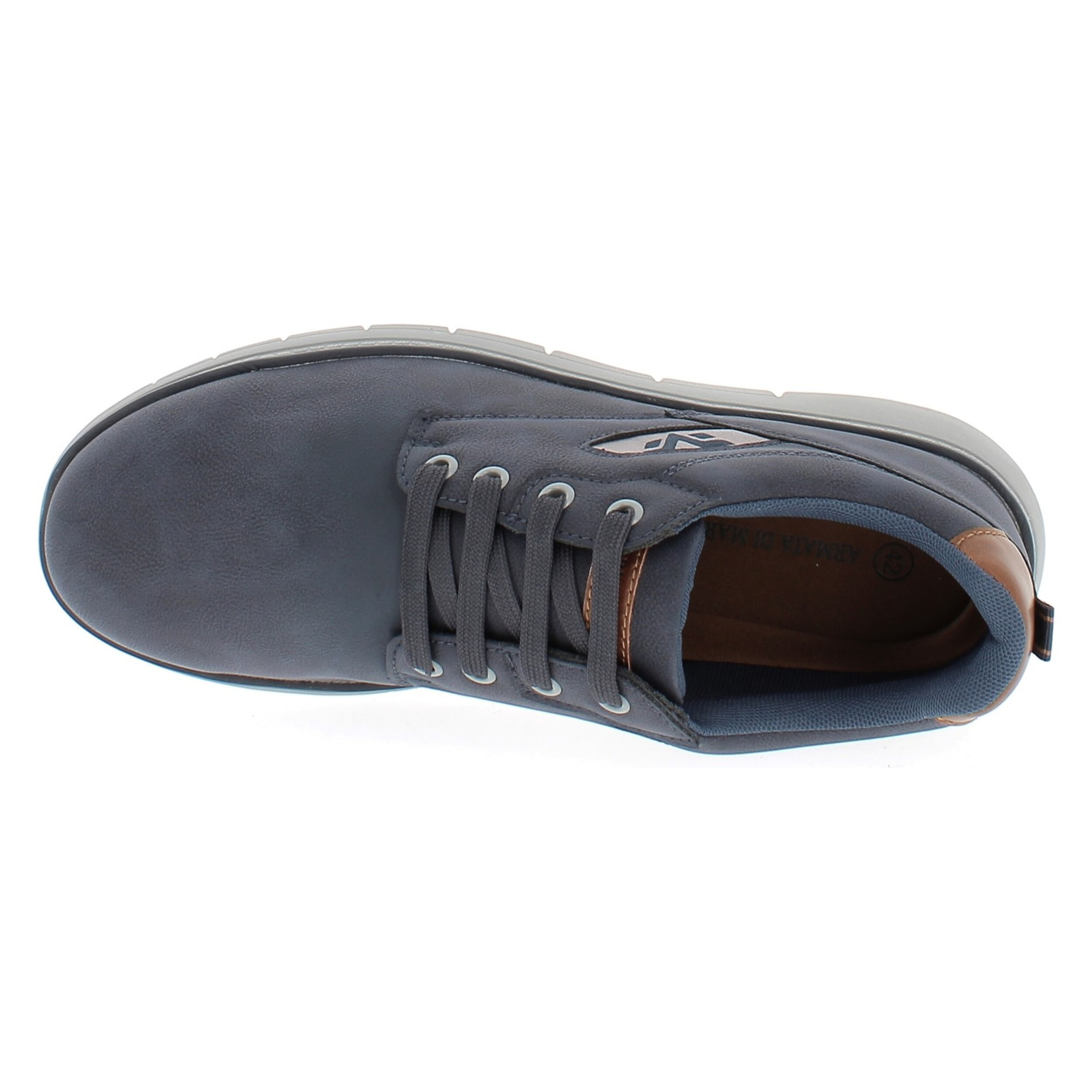 Armata di Mare Scarpe Uomo Scarponcino Casual Stringate con Soletta Rimovibile in Memory Foam AMU 2L826 Navy