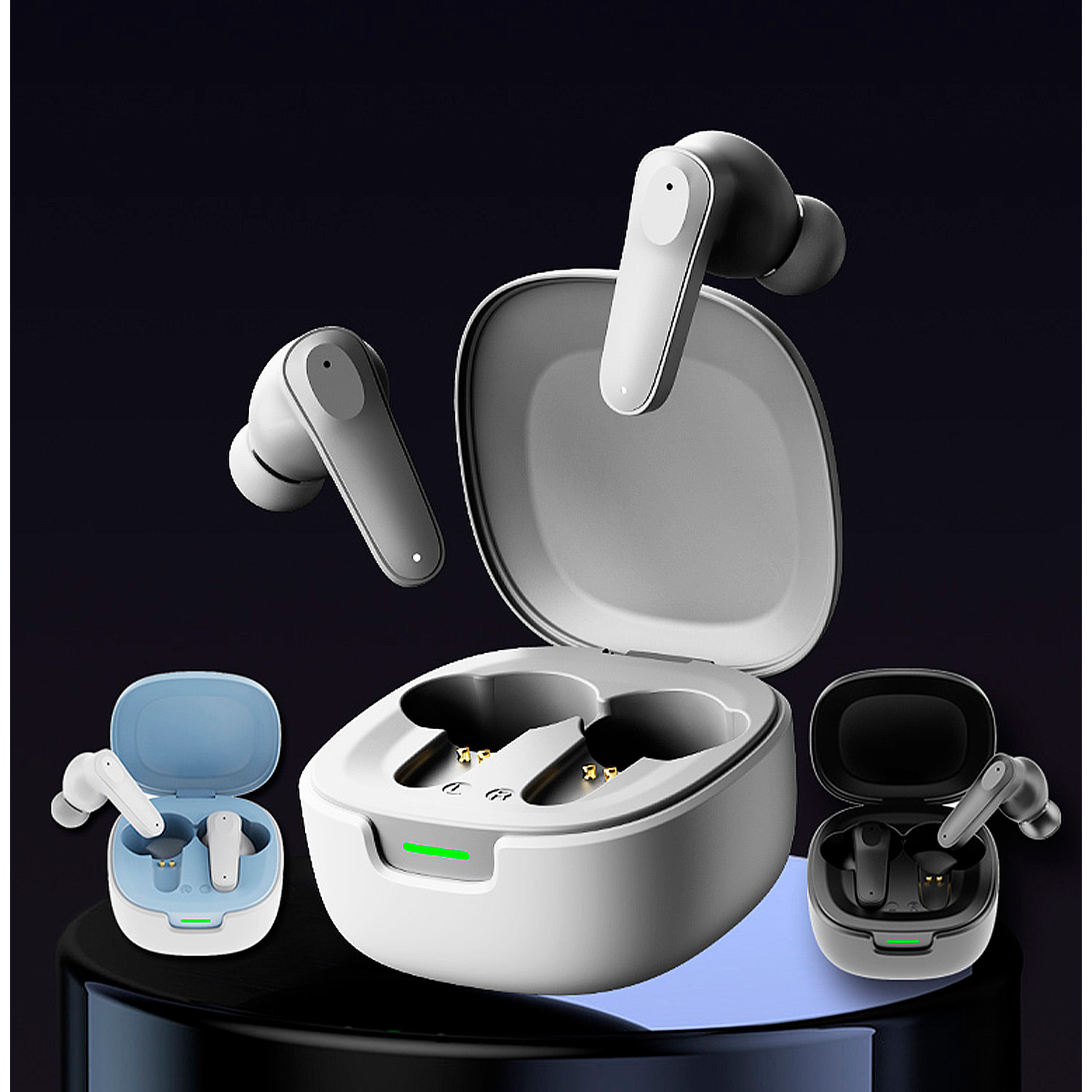 A98 Cuffie Bluetooth AI con traduttore, registrazione assistita da app.