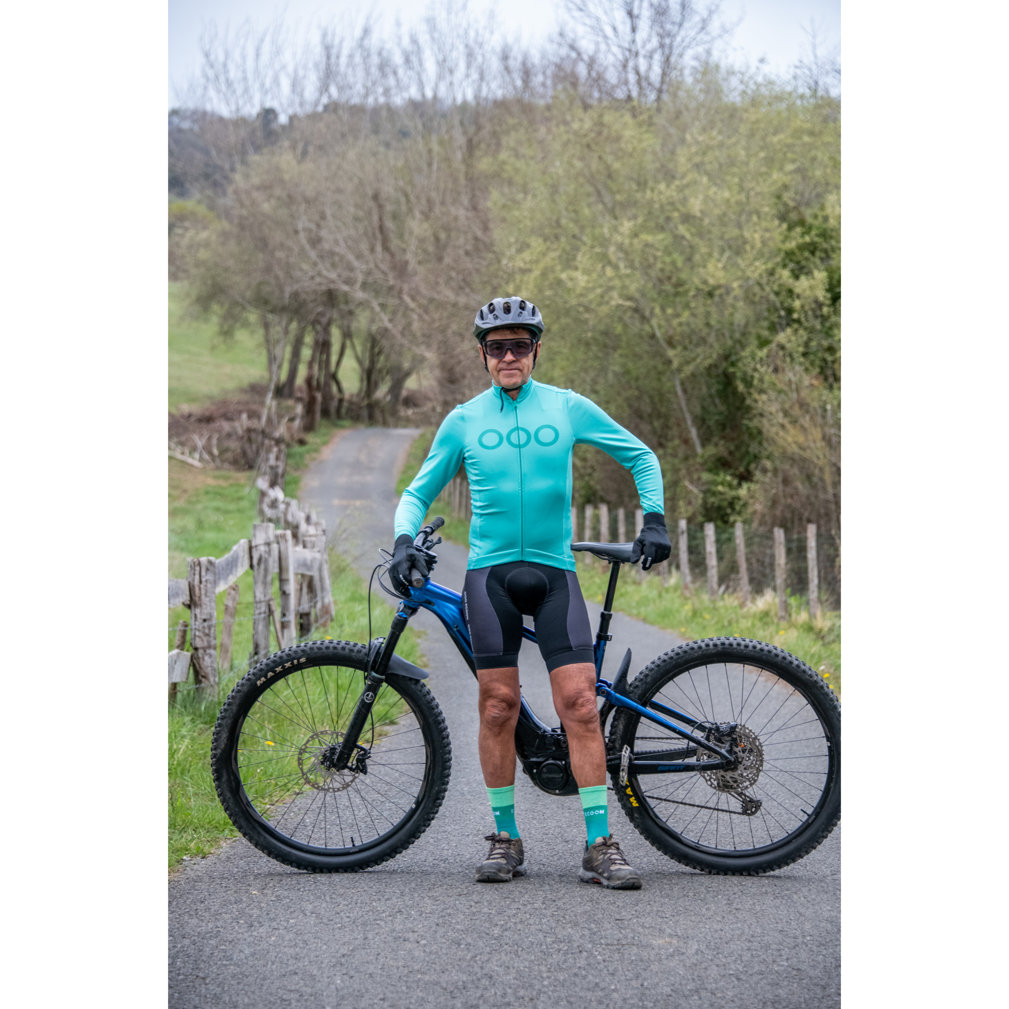 Calcetines de ciclismo unisex ECOON Marsous - Verde