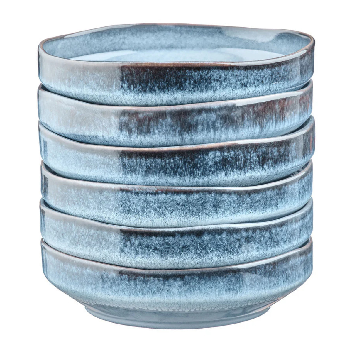 Assiette creuse GENESIS Ø21cm - 6 pièces - Mer