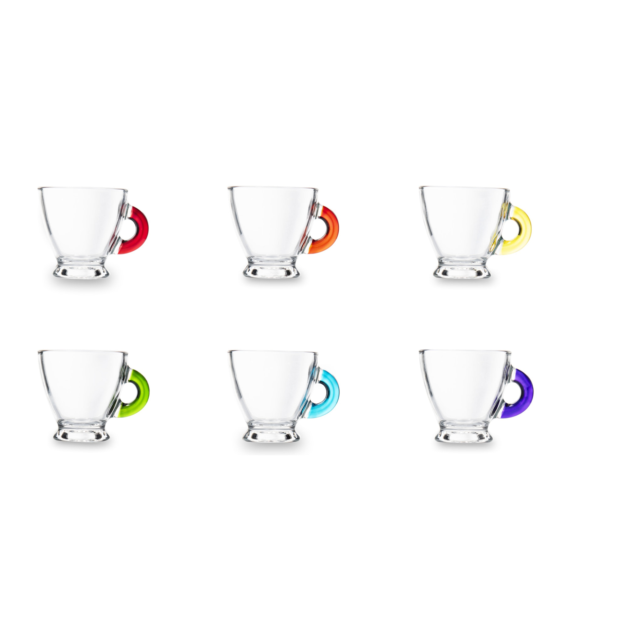 Set 6 Tazzine Caffè Excelsa – Limpido, Vetro Trasparente