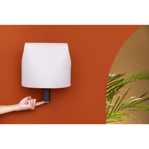 LUANG Lampada da parete nera/beige