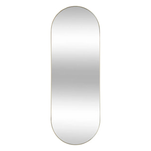 Miroir "Selena" en métal H112cm doré