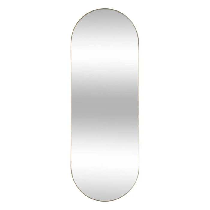 Miroir "Selena" en métal H112cm doré