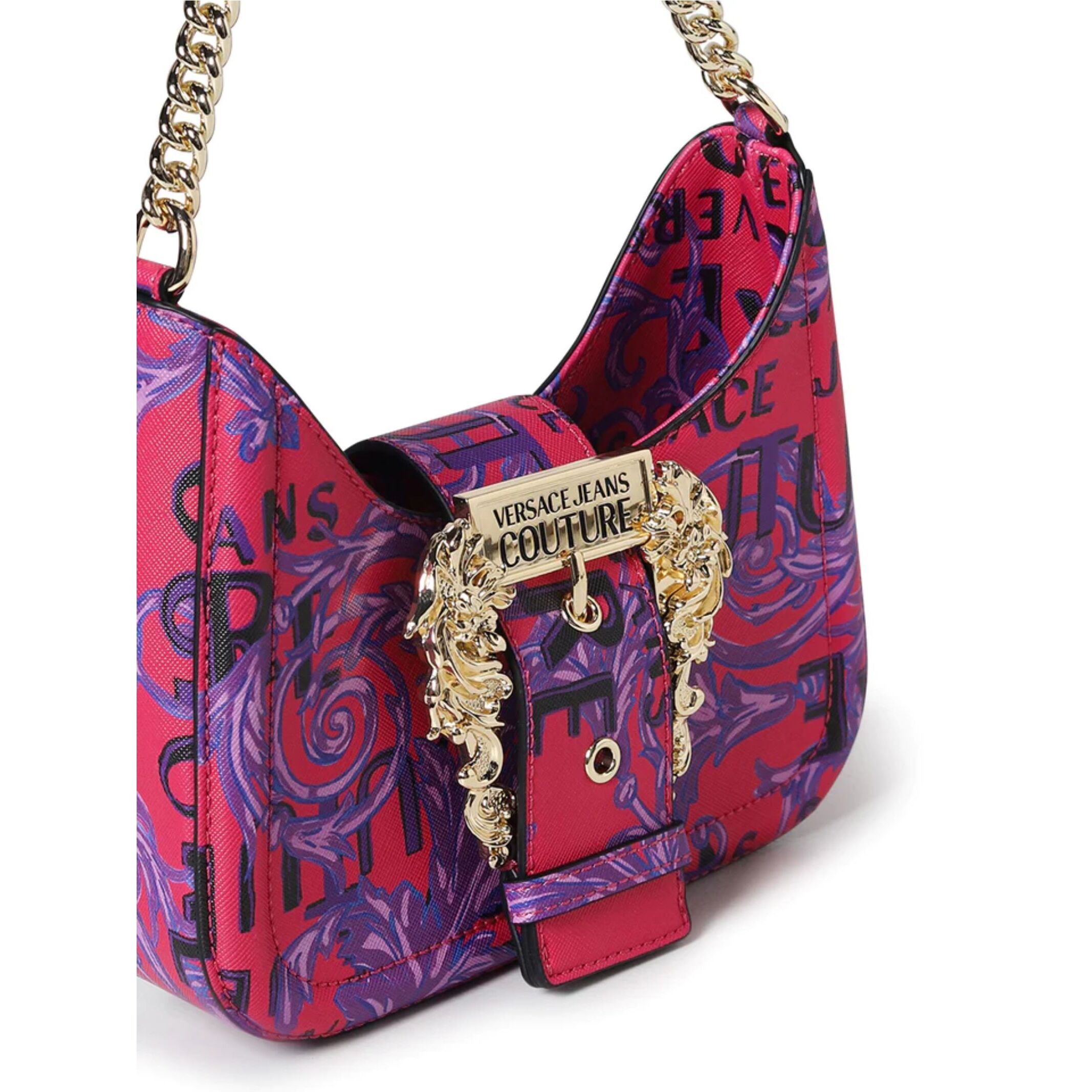 Versace Jeans Couture Couture-print de bolso de hombro