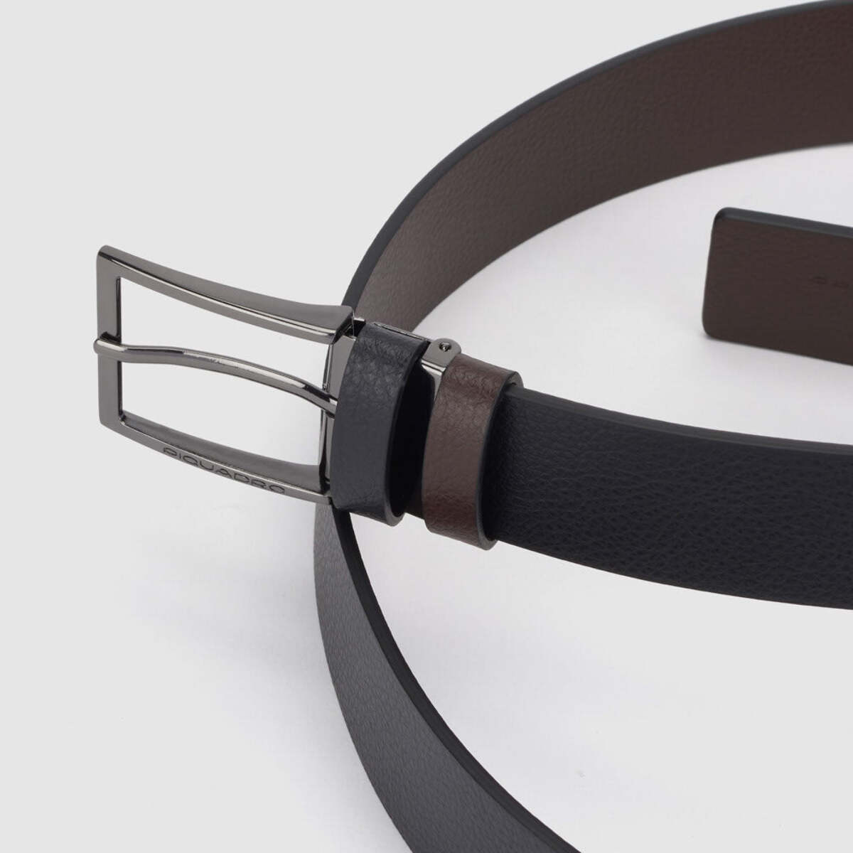 Piquadro Cintura uomo reversibile in pelle