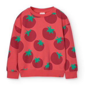 Sudadera felpa estampada de niña -BCI