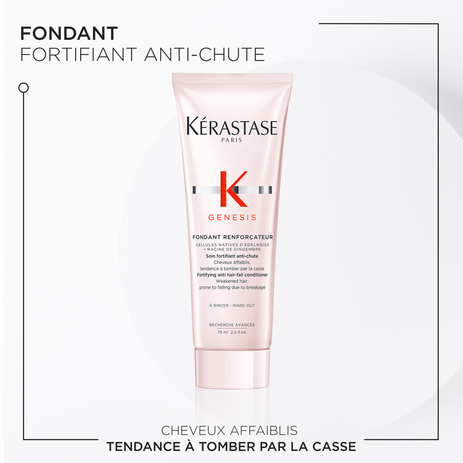 Genesis - Coffret Découverte Bain Hydra Fortifiant 80 ml + Fondant Renforçateur 75 ml