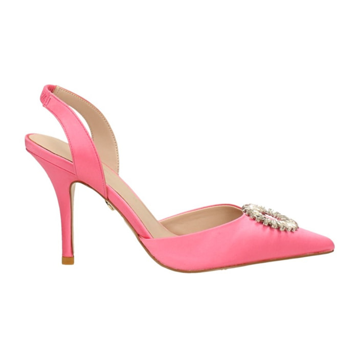Décolleté sling back Donna Tata Italia Rosso