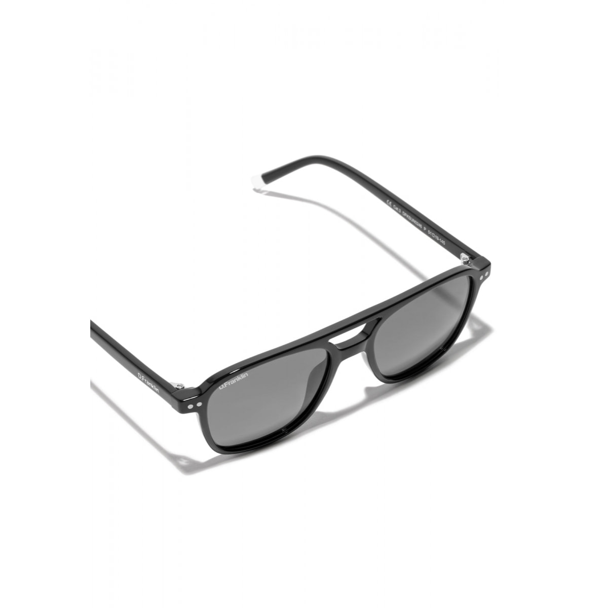 Gafas de Sol Jackson Square Shiny Black / Smoke D.Franklin