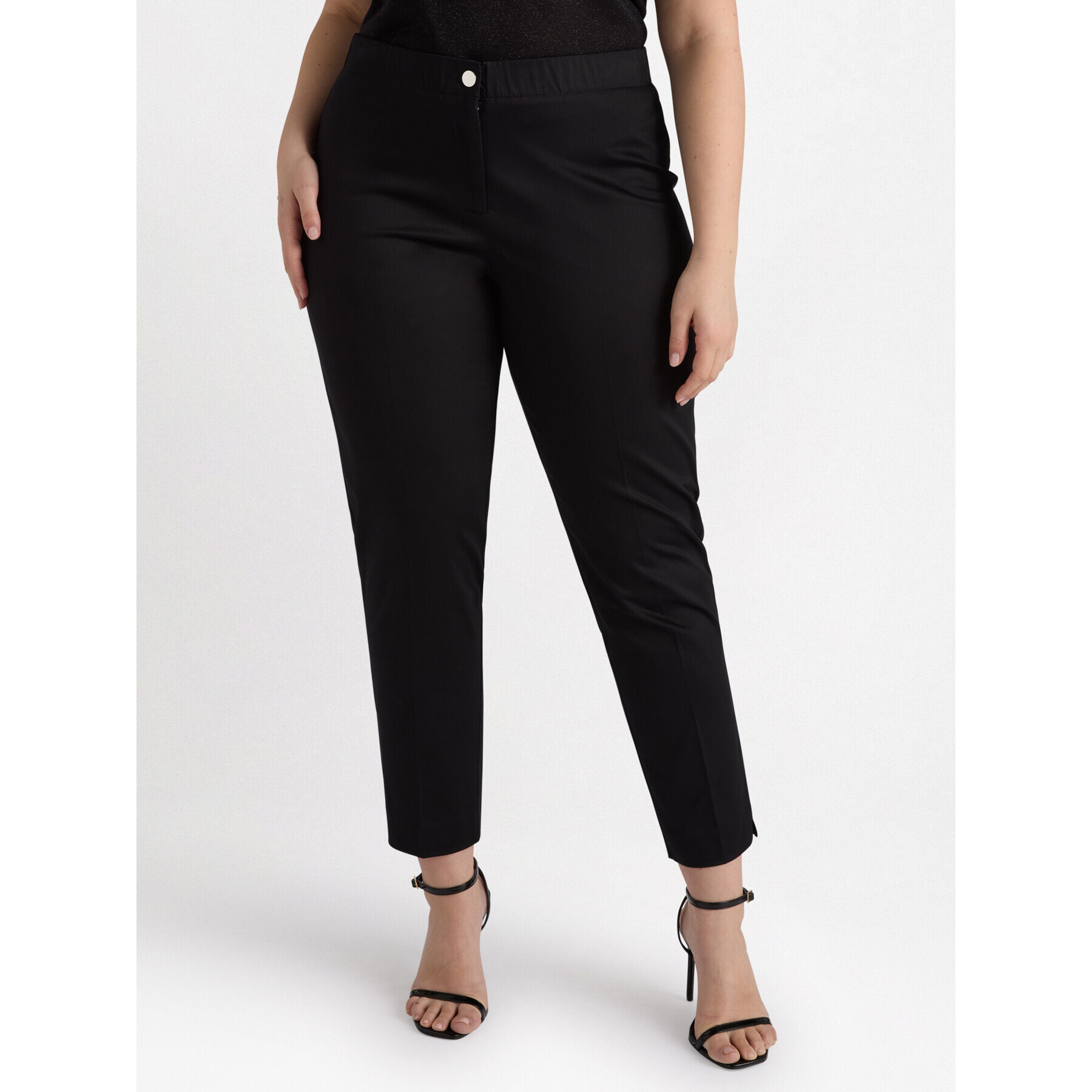 Fiorella Rubino - Pantaloni in cotone - Nero