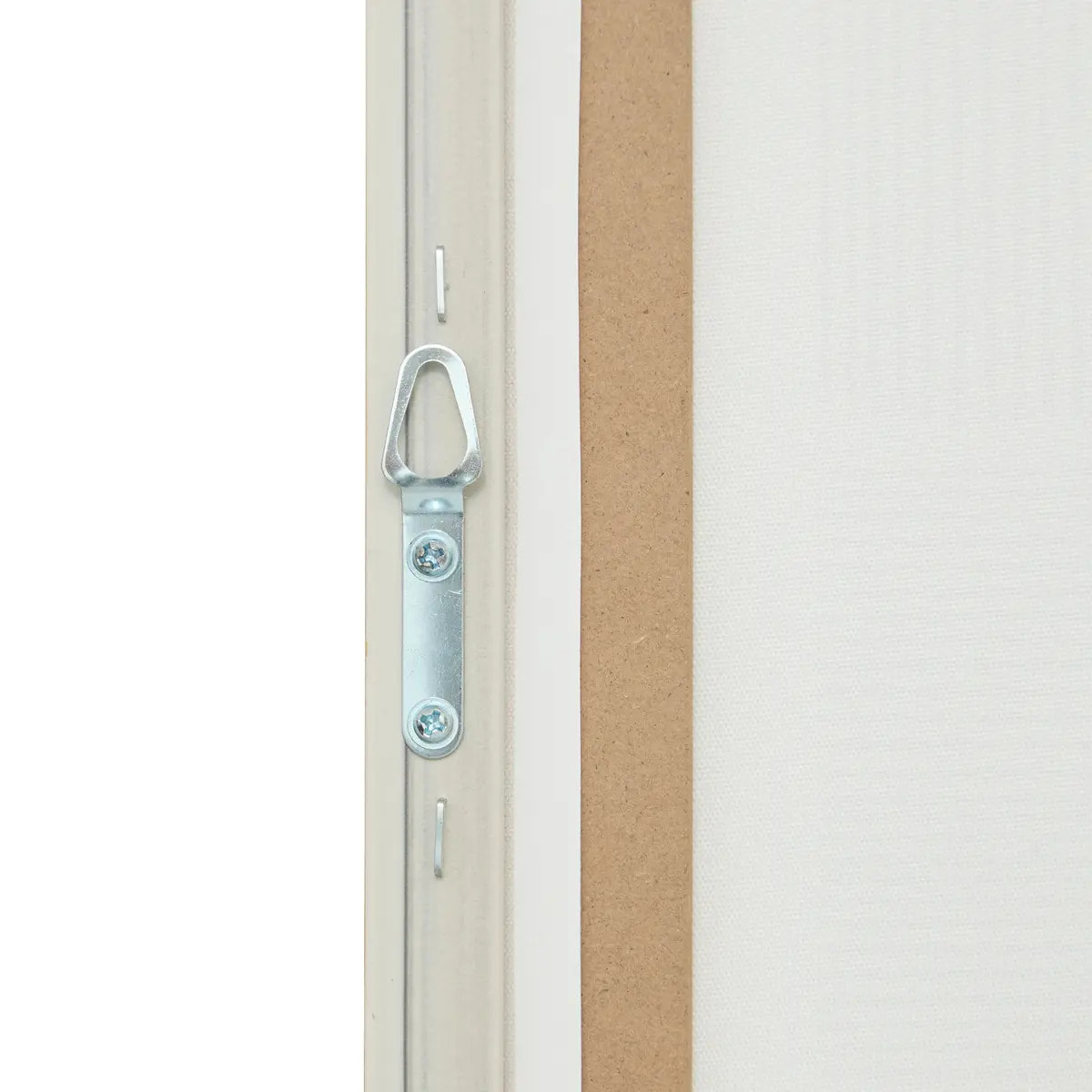 Toile imprimée encadrée Idrissa beige 58x58cm