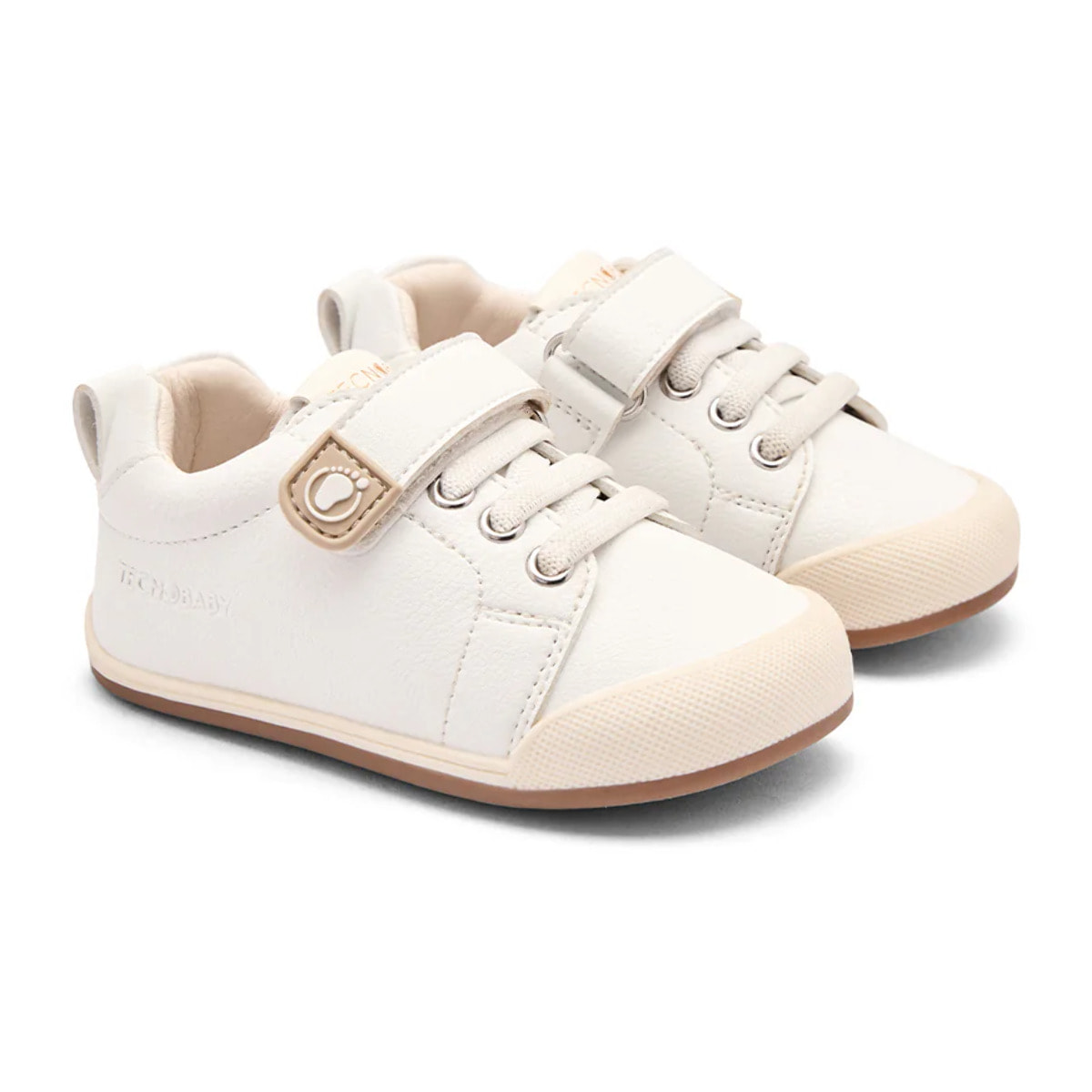 Sneakers casual per bambini, design rispettoso, punta larga,