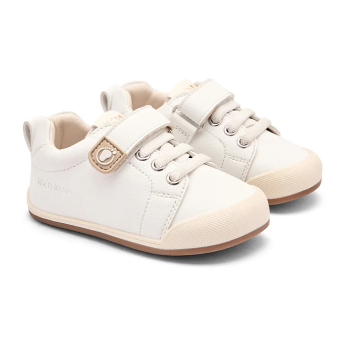Sneakers casual per bambini, design rispettoso, punta larga,
