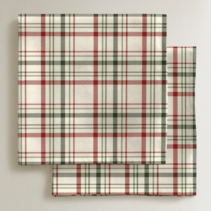 Lot de 2 serviettes Christmas Wish 12 1225