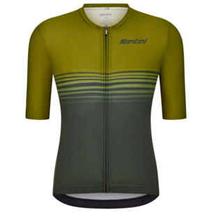 Noir - Maillot Manches Courtes - Vert-militaire - Homme