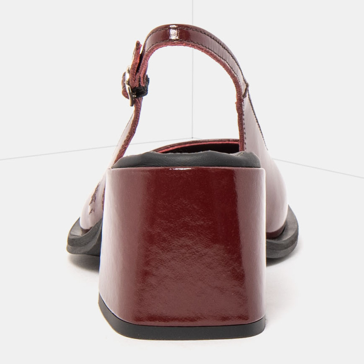 Sandalias con tacón 2012 NAPPA SHINNY BURDEOS / VERONA color Burdeos