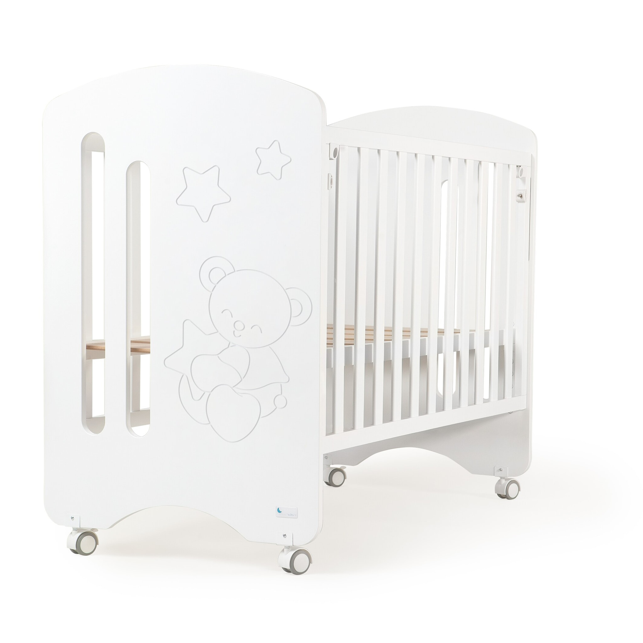 Cuna Lovely Premium Blanca con Colchón y Kit Colecho
