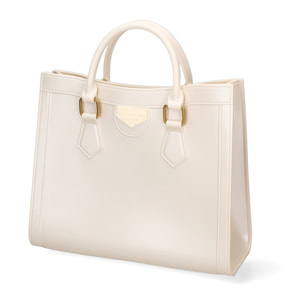 Borsa a mano da donna - Modello False - 100% Pvc - 22.5 x 27.0 x 10.5 cm