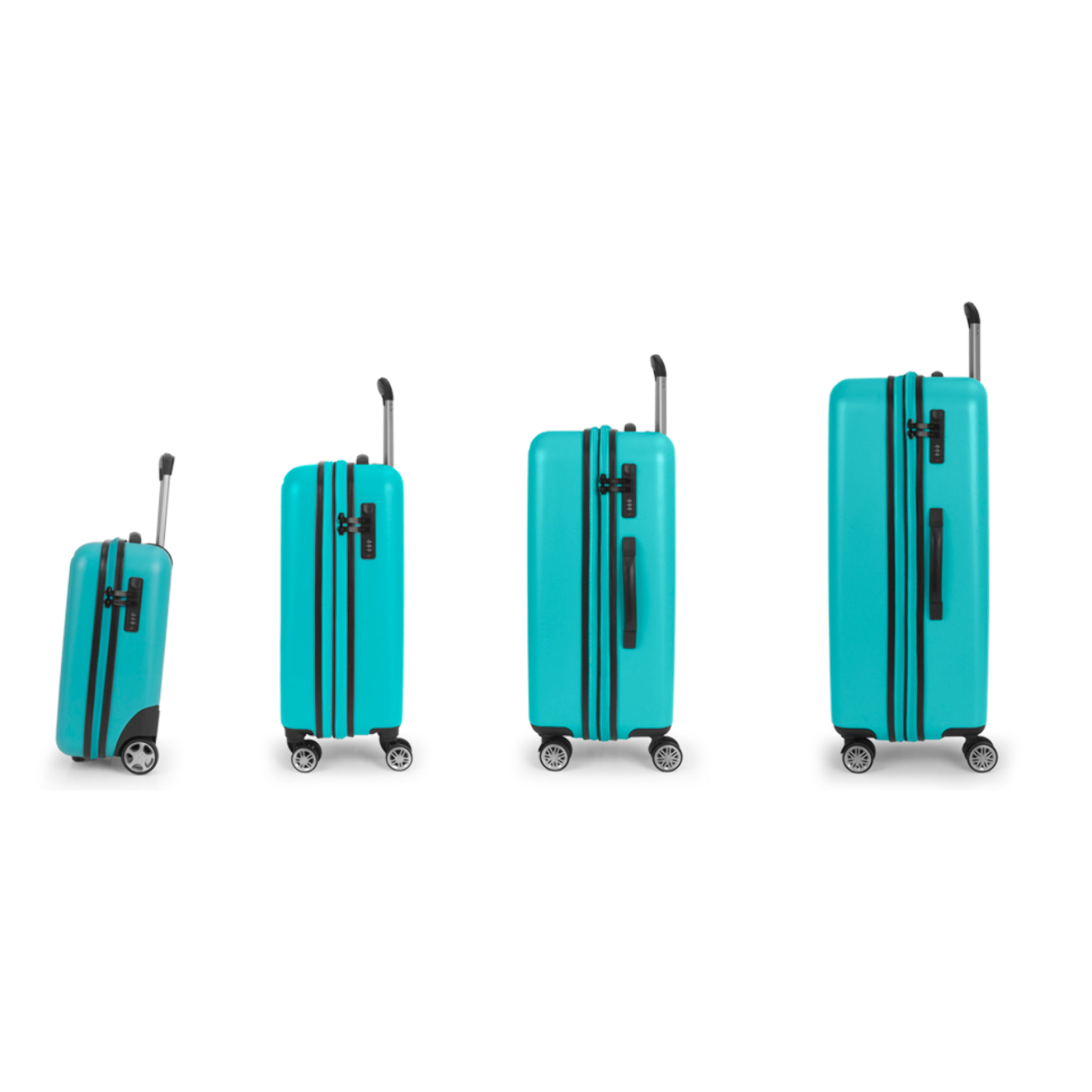 Juego de 4 maletas (XS, cabina, mediana y grande) FUTURE PLUS