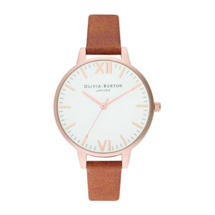 Reloj Olivia Burton OB16TL13 Mujer Analogico Cuarzo con Correa de Cuero