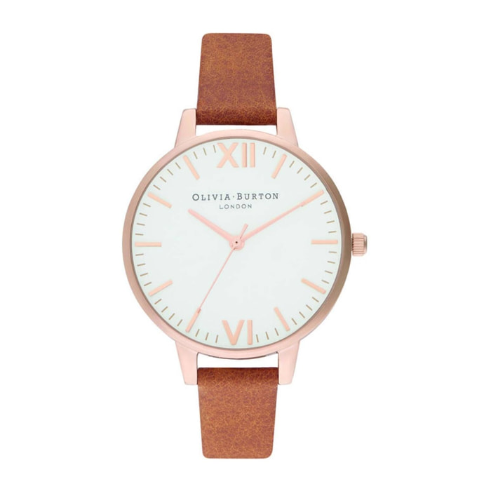 Reloj Olivia Burton OB16TL13 Mujer Analogico Cuarzo con Correa de Cuero
