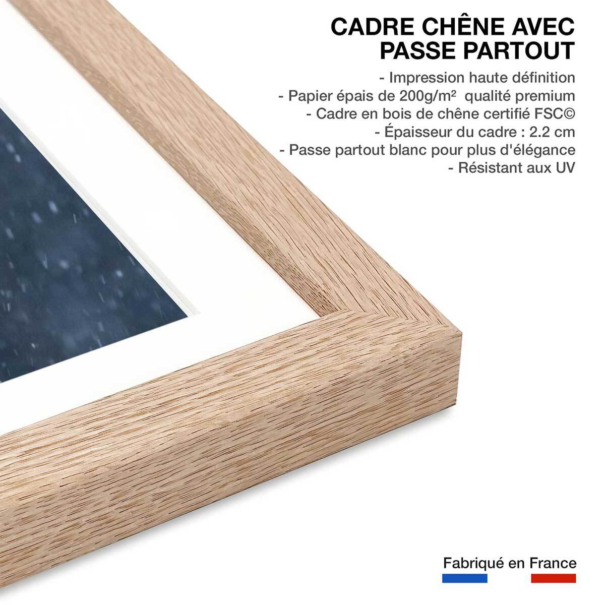 Affiche Vache Highland Affiche sous cadre bois