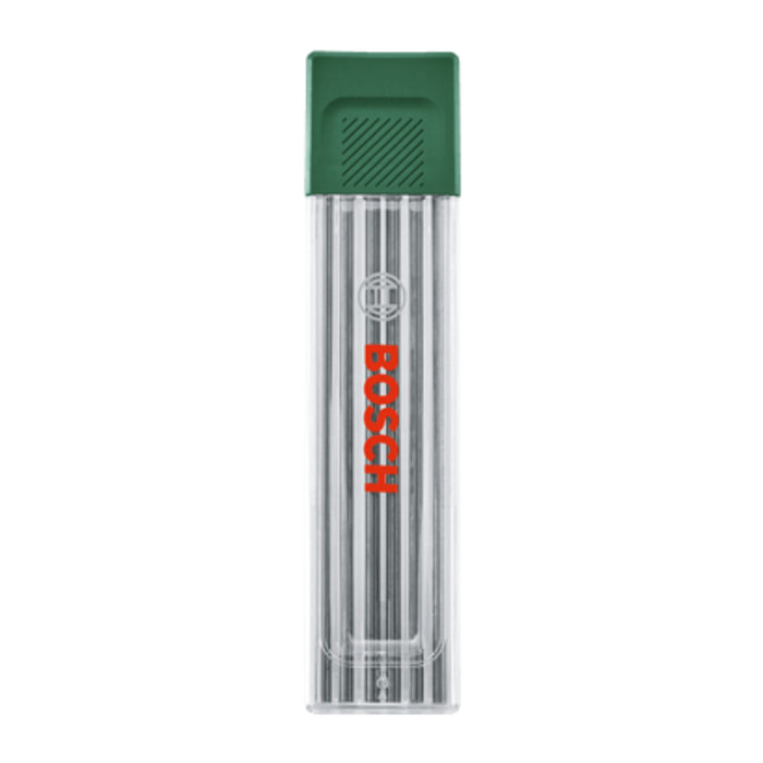 Set de 6 mines graphites HB (acces. marqueur pr trous profonds ; HB ; 2,8 mm ; étui rang.) - BOSCH -