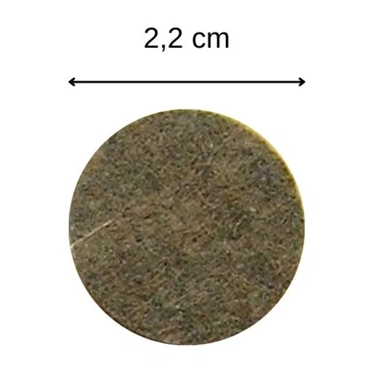 Patins en feutre adhésifs pour meubles Lot de 2, diamètre 22 mm Fackelmann Tecno