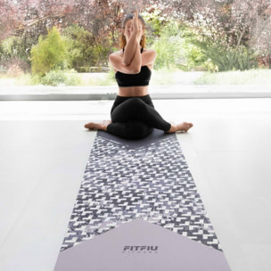 Kit de yoga et Pilates VIOLET 6 accessoires avec tapis, bloc, anneau, masseurs et sangle