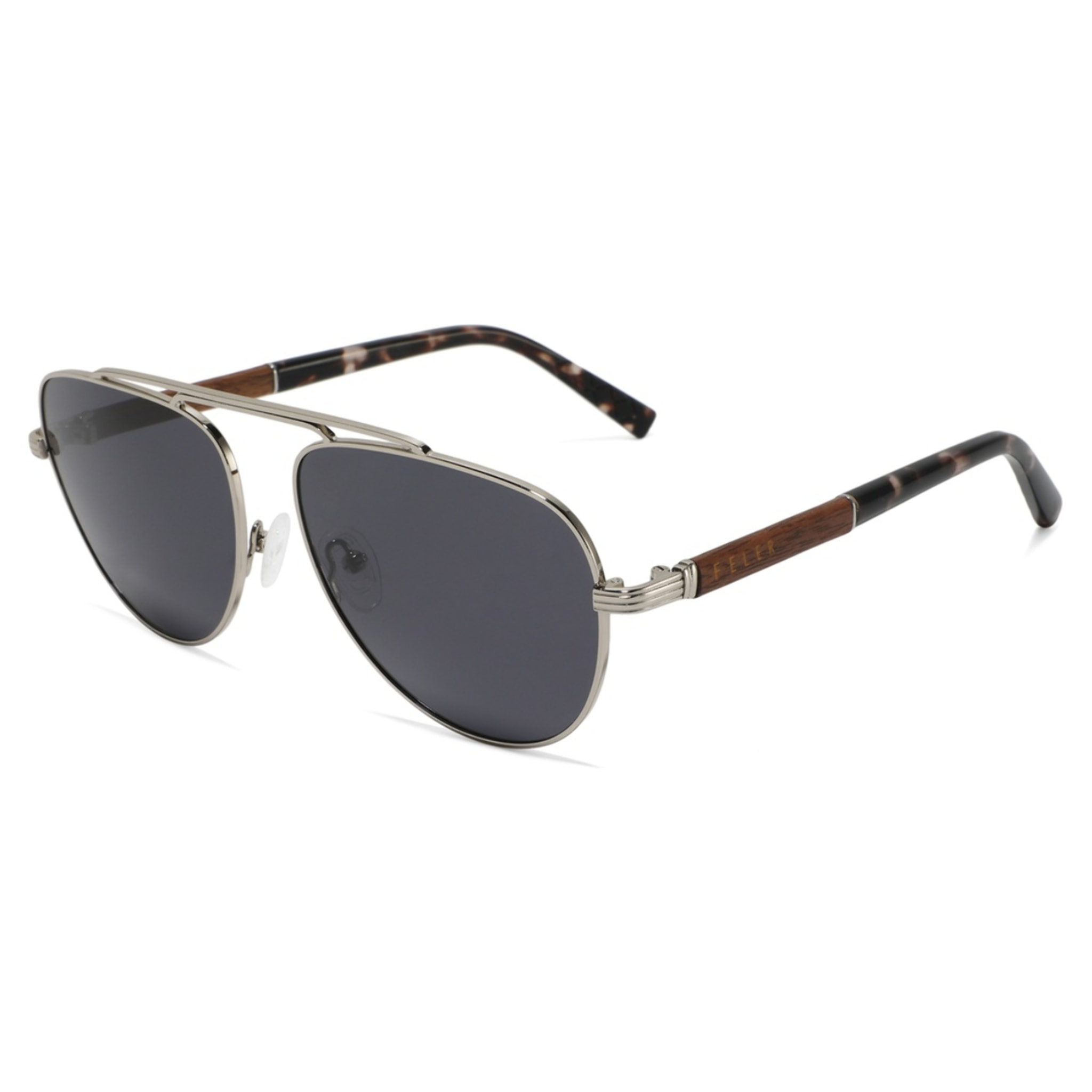 Gafas de Sol Feler 1712-7 Polarizadas de Madera Unisex 58 mm