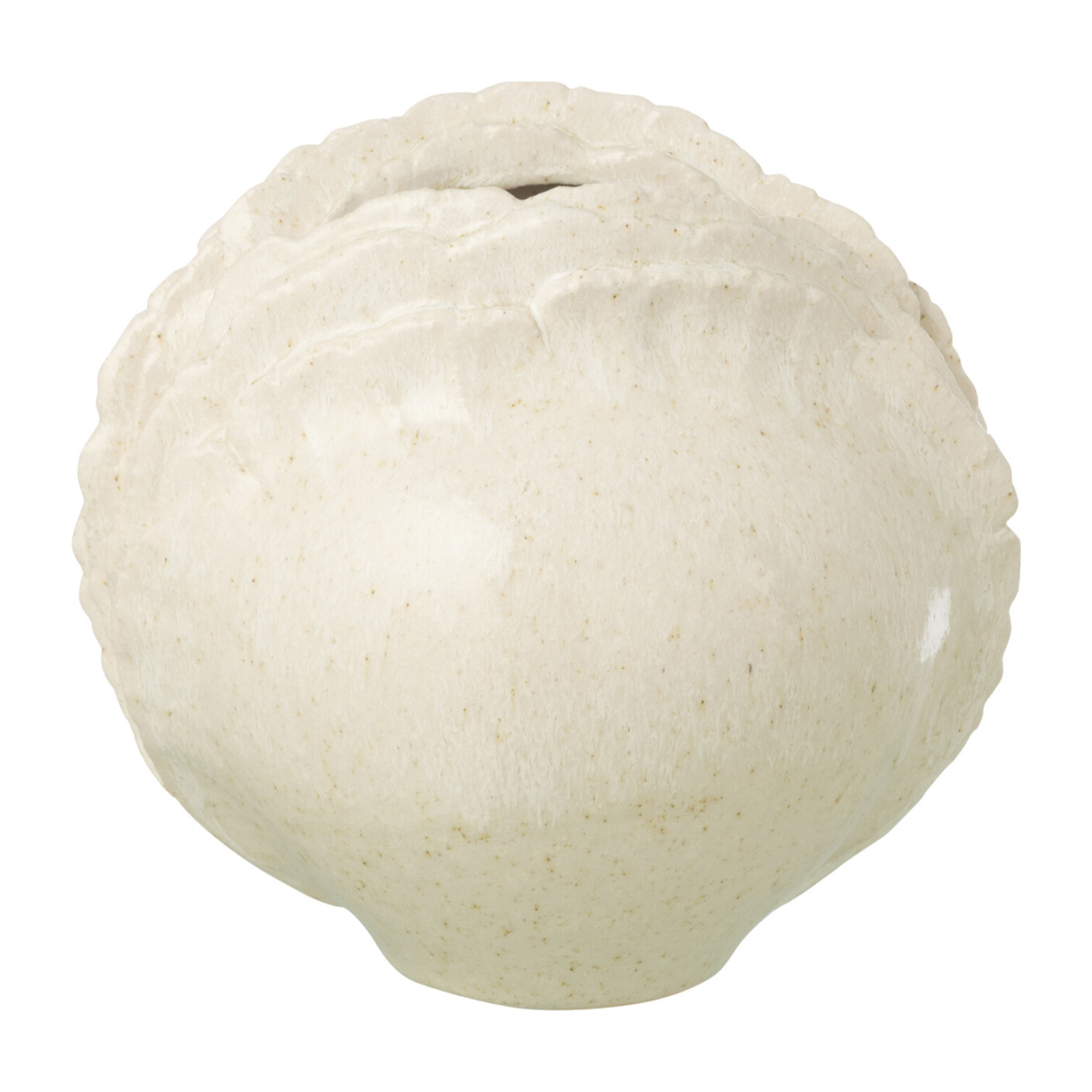 J-Line Vase - grès - blanc cassé - small