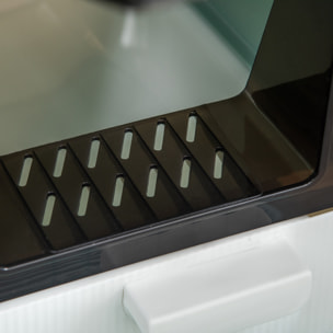 PawHut Lettiera per Gatti Chiusa con Filtri, Paletta e Vassoio Removibile, Struttura in PP, 43x44x47cm, Verde