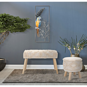 PANNELLO IN FERRO PARROT CM 28,6X2,5X74,3