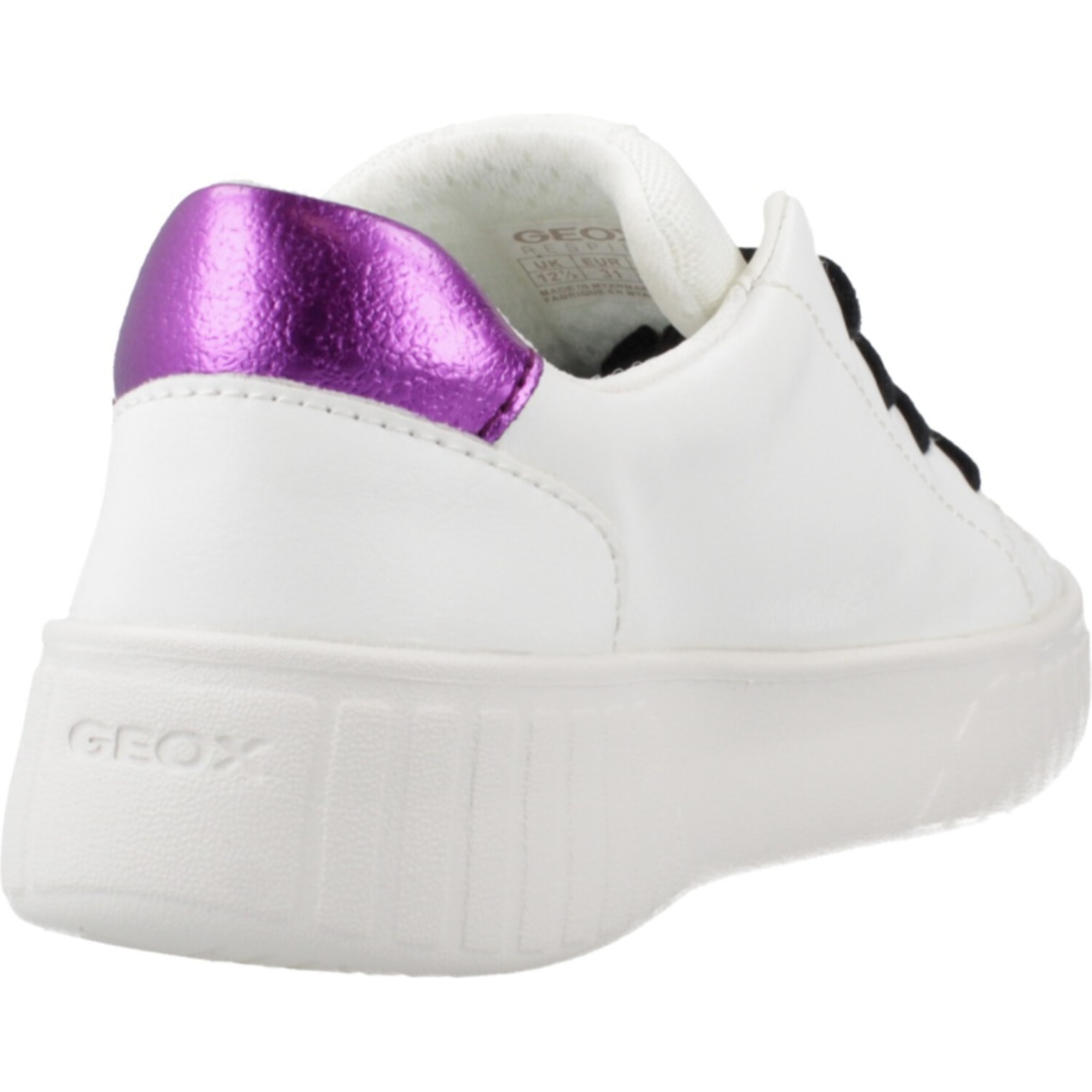 Zapatillas Niña de la marca GEOX  modelo J MIKIROSHI GIRL BLANCO