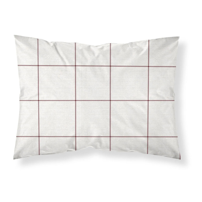 Taie d'oreiller Red Windowpana