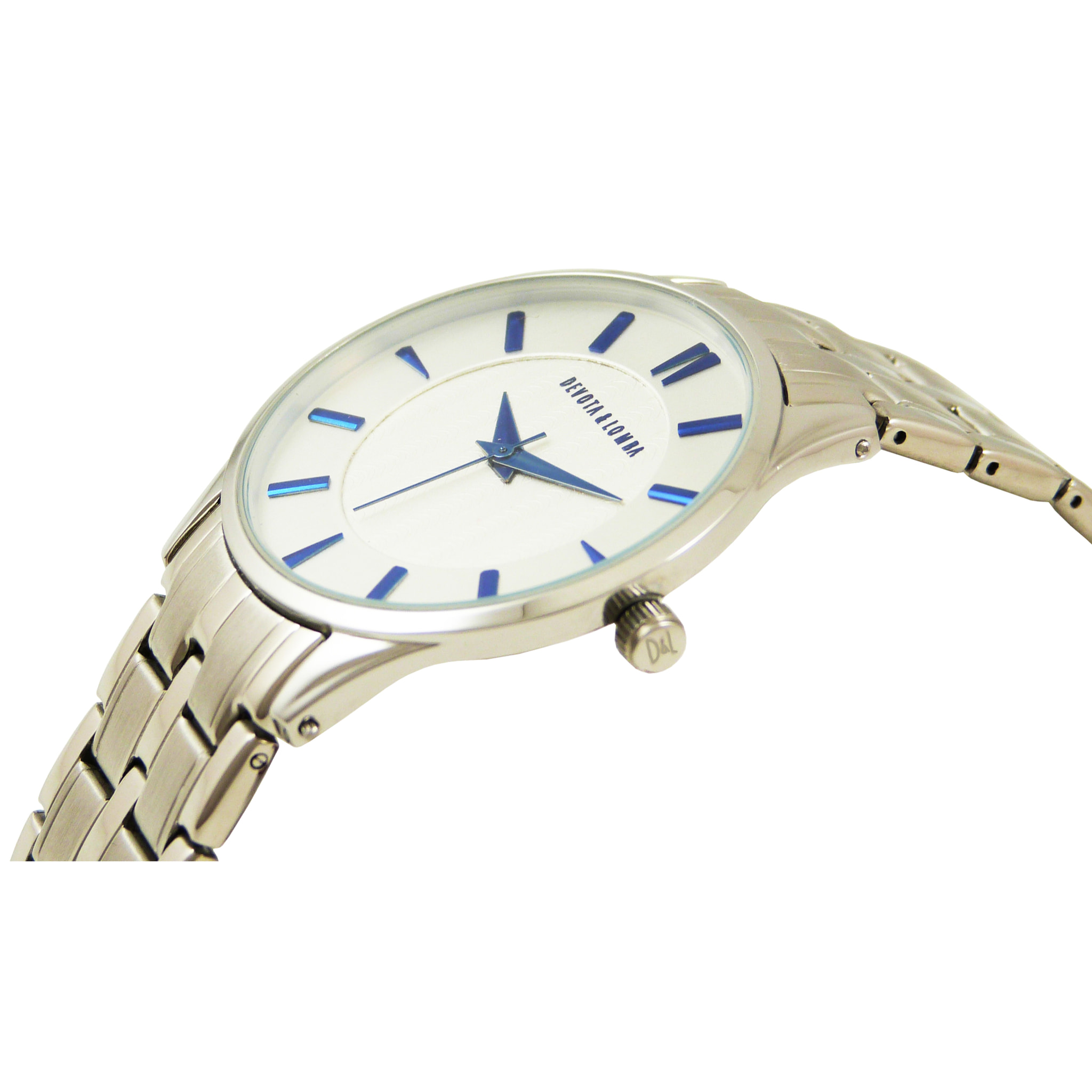 Reloj Devota & Lomba DL012W-01WHITE Mujer Analogico Cuarzo con Correa de Acero