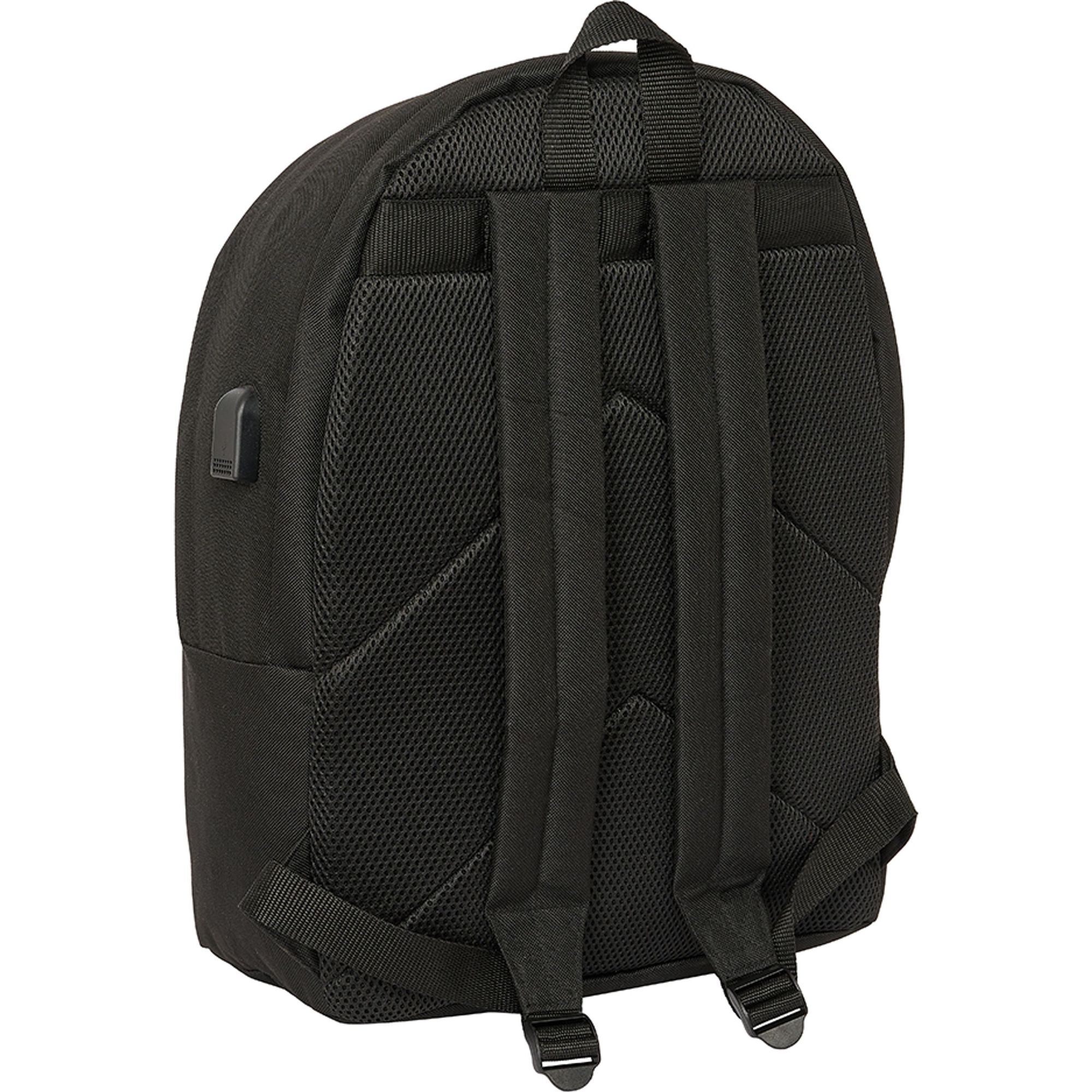 Mochila doble para portatil 15,6"+usb kings league "el barrio"