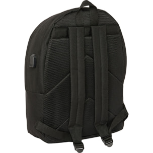 Mochila doble para portatil 15,6"+usb kings league "el barrio"