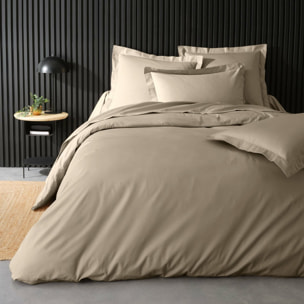 Housse de couette 100% Percale de Coton ORIGINE - Sable