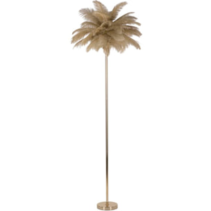 LAMPADA DA TERRA PALM CAMMELLO CM Ø 55X160