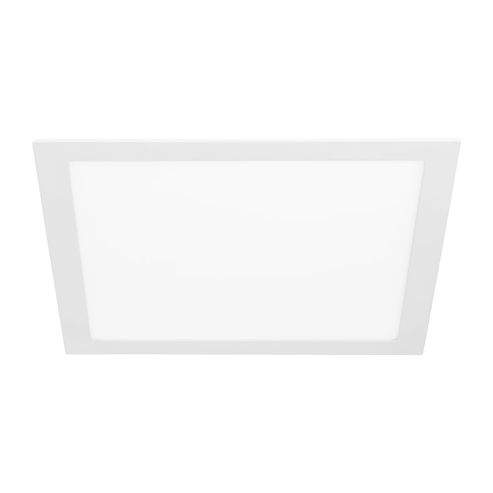 Forlight Easy Square downlight cuadrado con luz led blanco neutro 4000K en color blanco