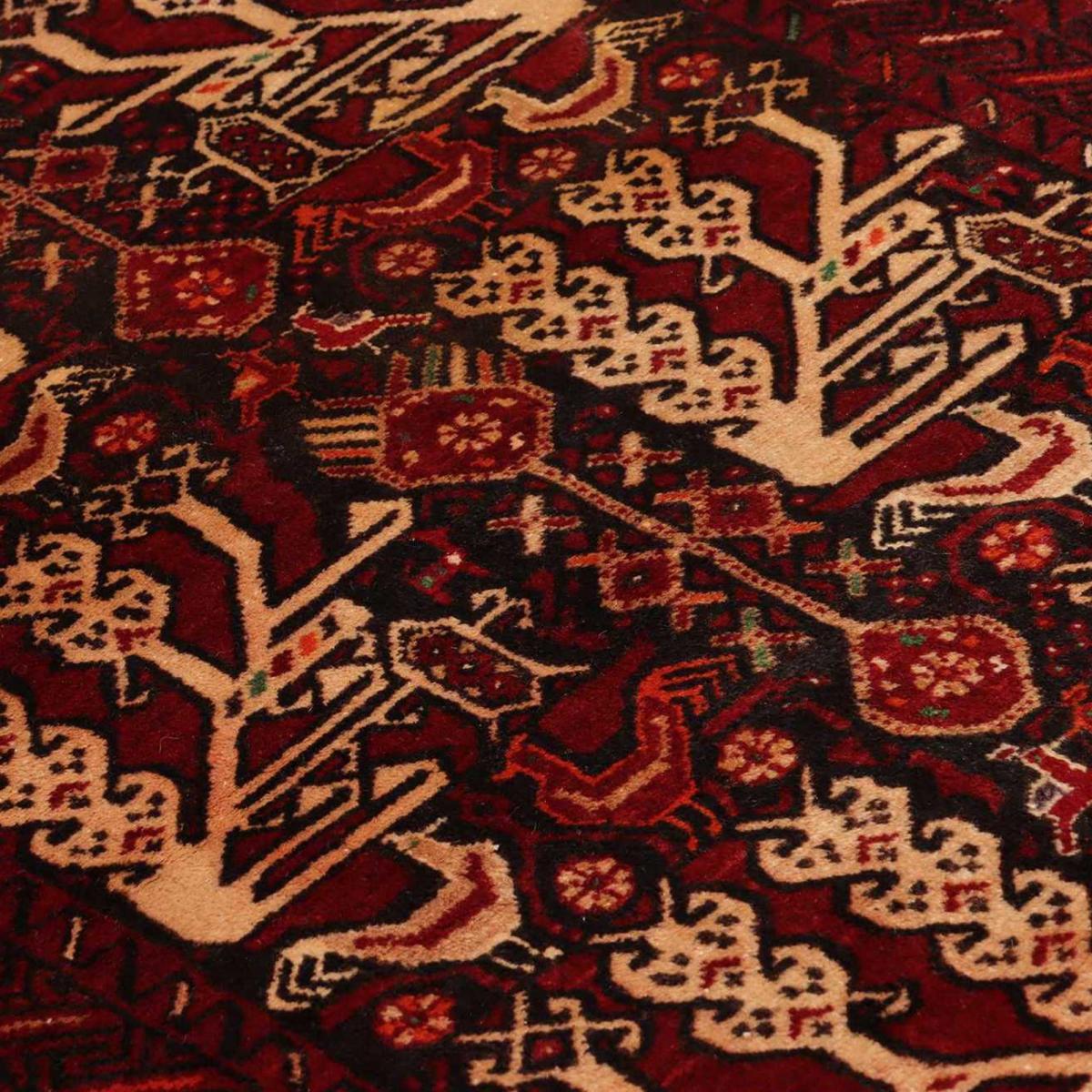 Tapis salon au motif traditionnel, noué main en laine, AFUBOD