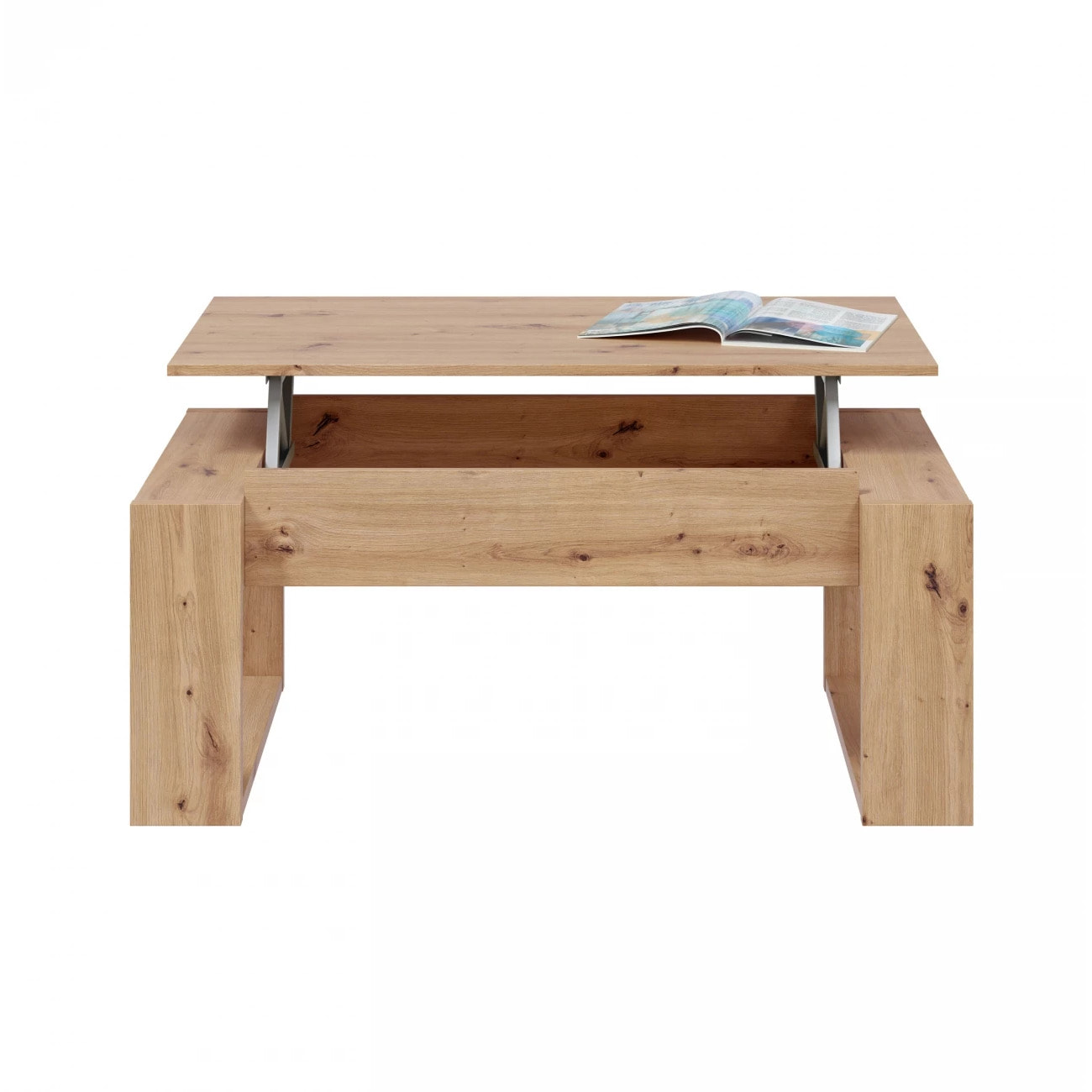 Mesa de centro elevable Nova Roble Nodi